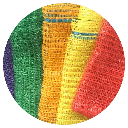 Wholesale Price Recycled 50*80cm 25kg 30kg 50kg Packing PP Vegetables Net Sack PE Raschel Mesh Bag for Potato Onion Garlic Packaging