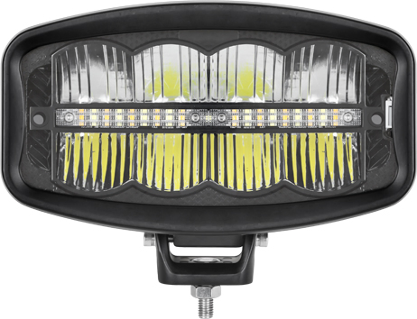 10-30V 9inch Rectangle R10 R7 LED Work Light Reflector Driving Light Series Heated Lens LED Lights Truck System