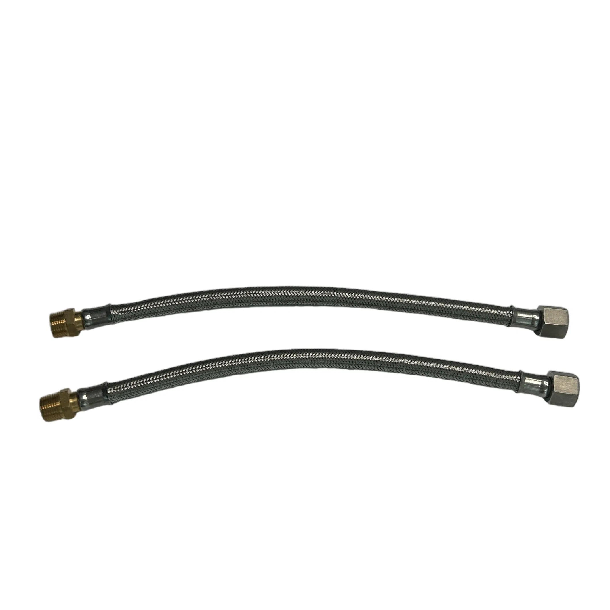 SAE J1401 DOT Certified Hydraulic Brake Hose Assembly Stainless Steel Wire Braided with PTFE Liner for Boat Trailers Automobiles Motorcycle Brake System