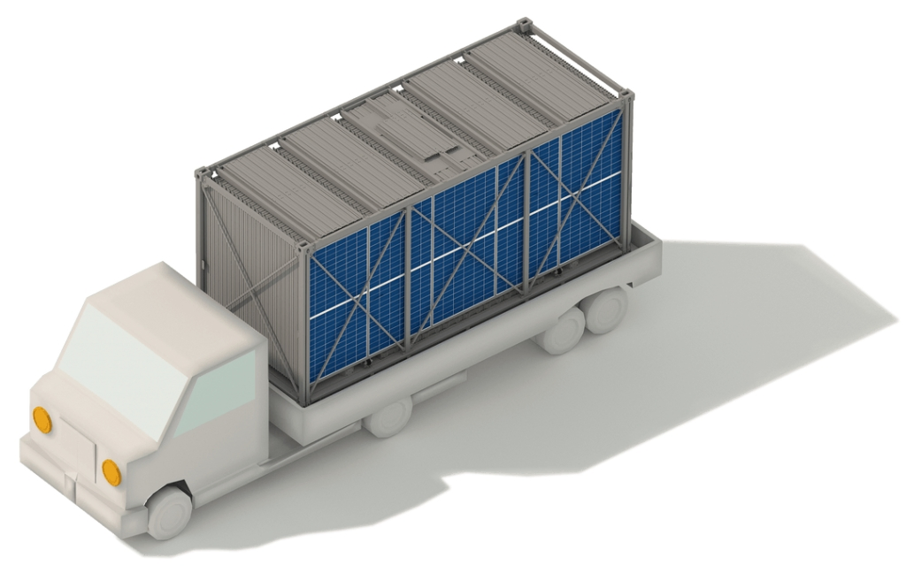 100kw 20hq Commercial Hybrid Solar Power Generation Containerized Mobile Photovoltaic System Cabin
