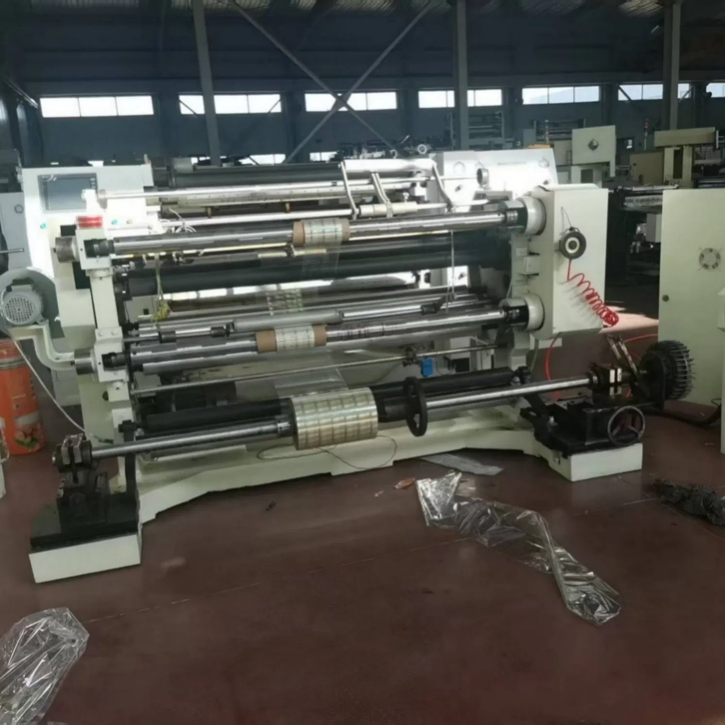 Precision Control 1600mm Slitter Rewinder Includes Web Inspection System for Detecting Material Defects During Processing