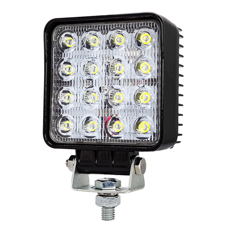 4 Inch 48W LED Lights Square Spot Beam Flood Beam Auto Lighting System for Motorcycles Car Truck UTV