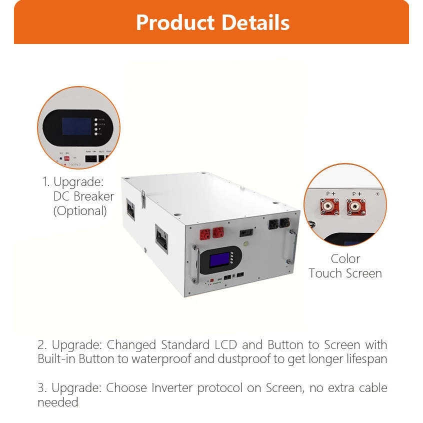 All in One off Grid &amp; Grid Tied Energy Storage System 10kwh 15kwh 20kwh 102.4V Stacked Lithium Battery Hybrid Inverter for Home