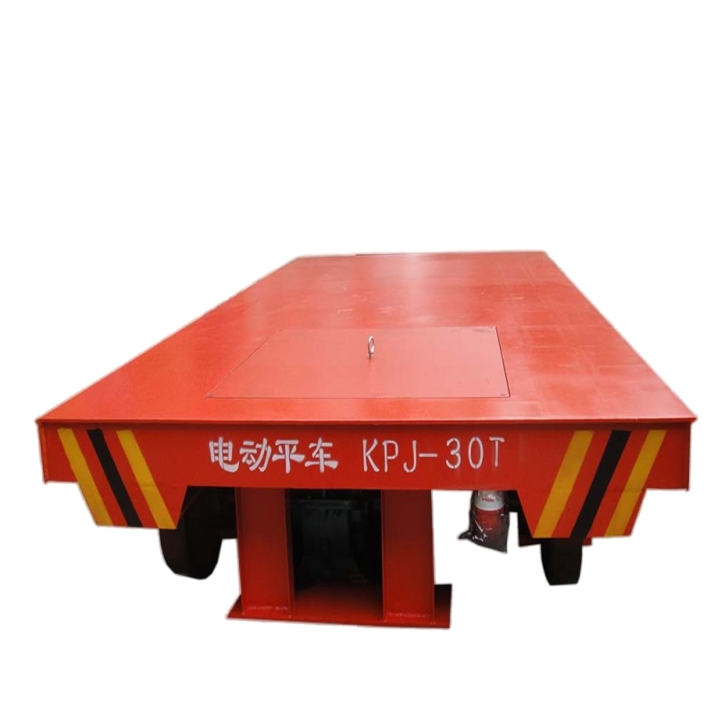Industrial Cable Powered Rail Transfer Vehicle with Safety Protection System