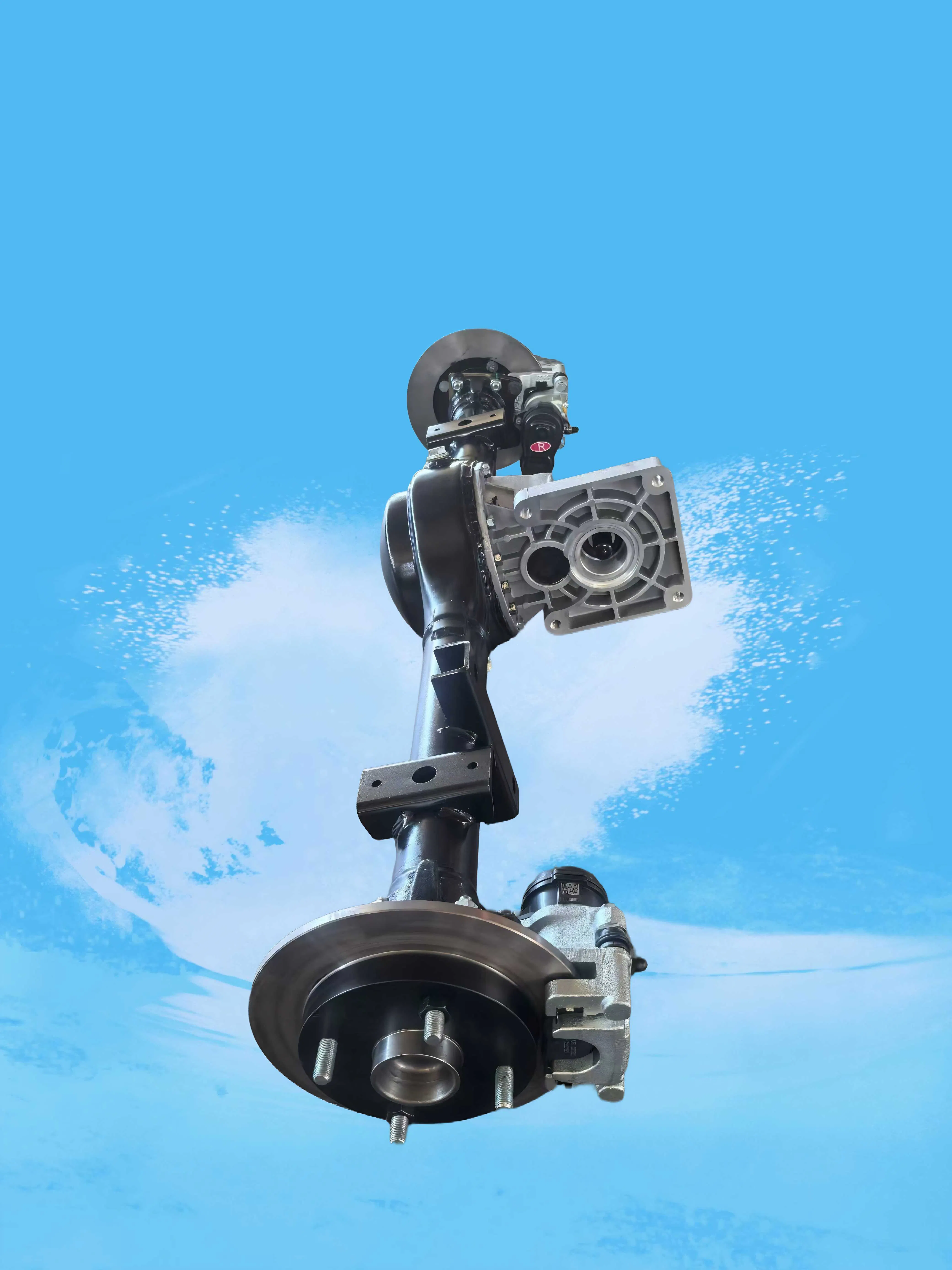 Advanced Electric Axle System for 1.2 Ton Heavy Duty Trucks