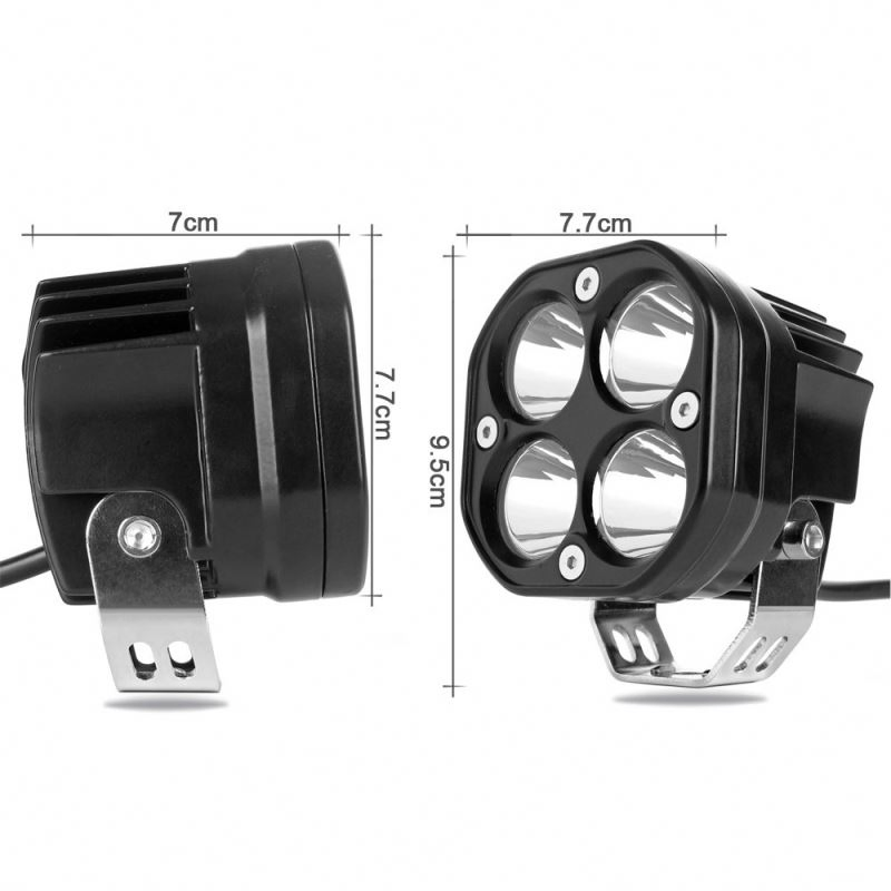 4X4 off Road Motorcycle Car LED Work Bar Light Driving 3.0 Inch Tractors 40W Work Light LED Truck Light System