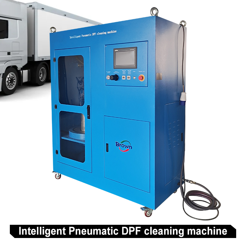 Brown 2025 New Intelligent DPF Thermal Regeneration Pneumatic Cleaning Detecting System