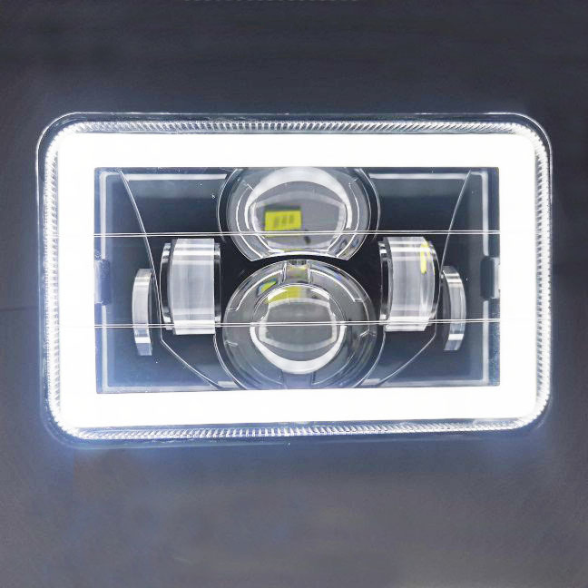 Wholesale Price 5.75inch Square LED Fog Driving Light Square off-Road Sealed Lens Car Lights System for Truck