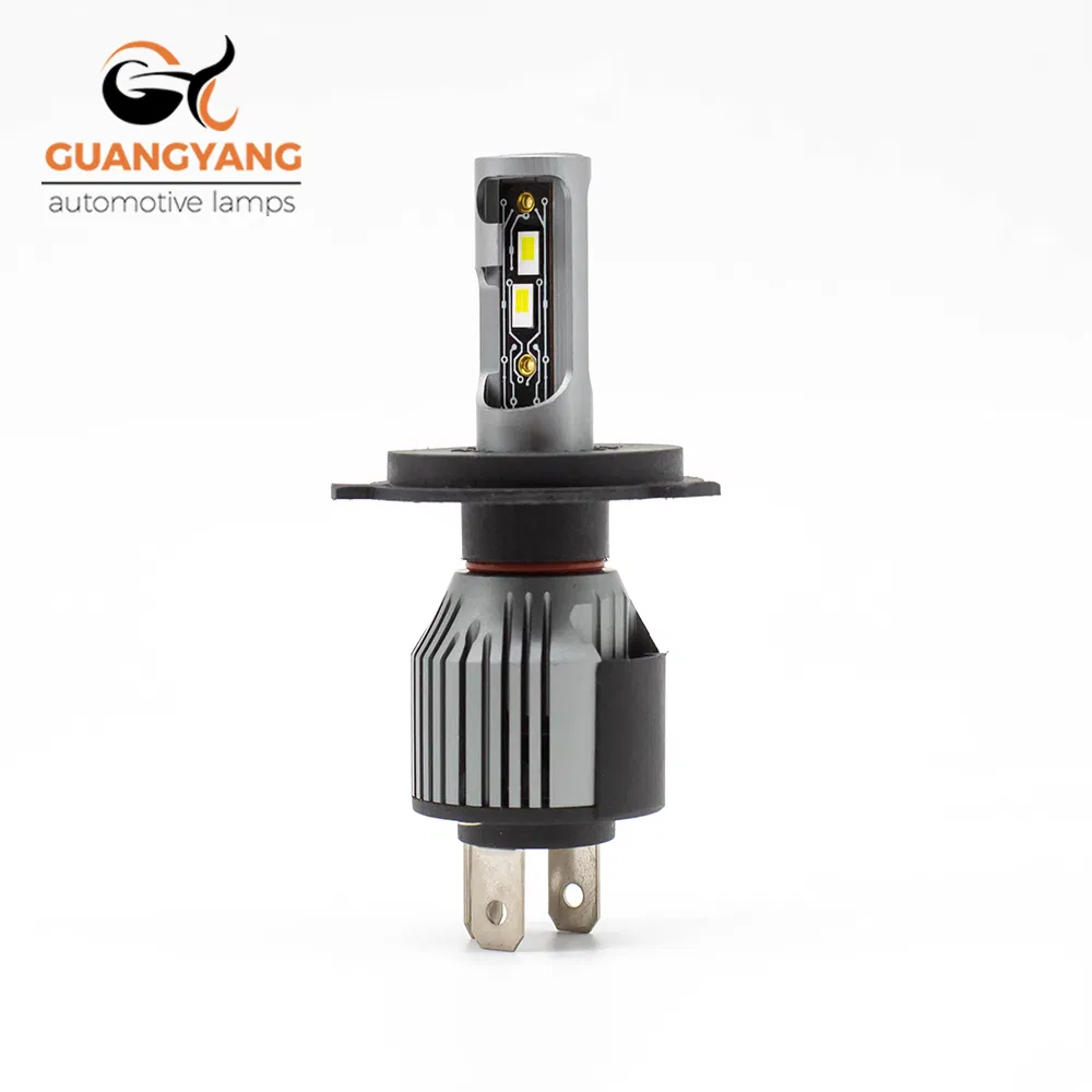 Car LED R10 H4 3570 Chips 44 Watts 6000lm 6500K Cooler System