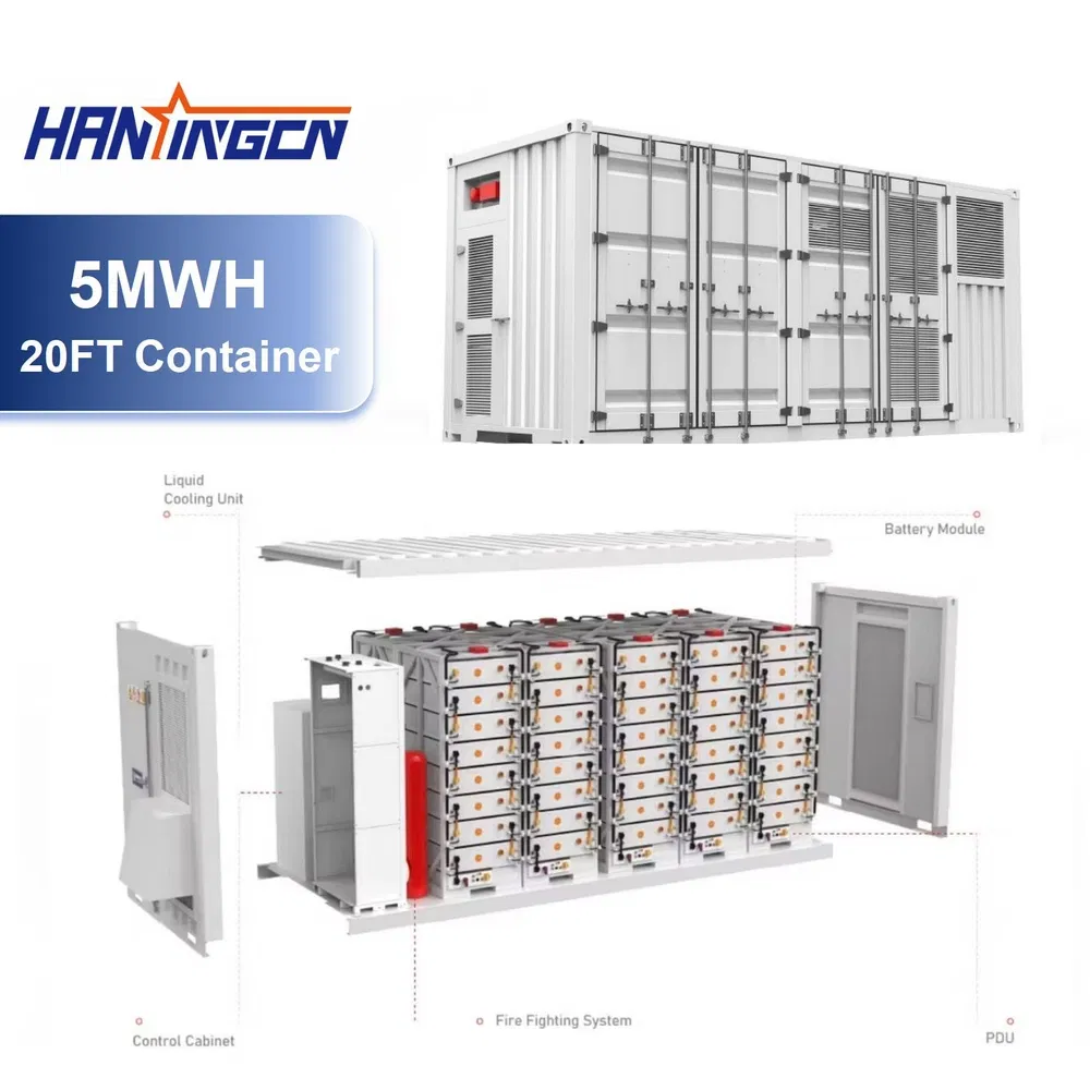 Multi-Mode Operation 5mwh Liquid-Cooling Containerized Solar Battery Energy Storage System for off-Grid Power Supply