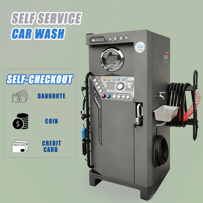 Car Washing System, Self Service Car Wash Machine, Self-Checkout, More Convenient