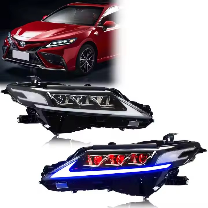 for Toyota Camry 2012-2014 Original Disassembled Headlamps Accessories Head Lamp Auto Day Light LED Headlight Assembly