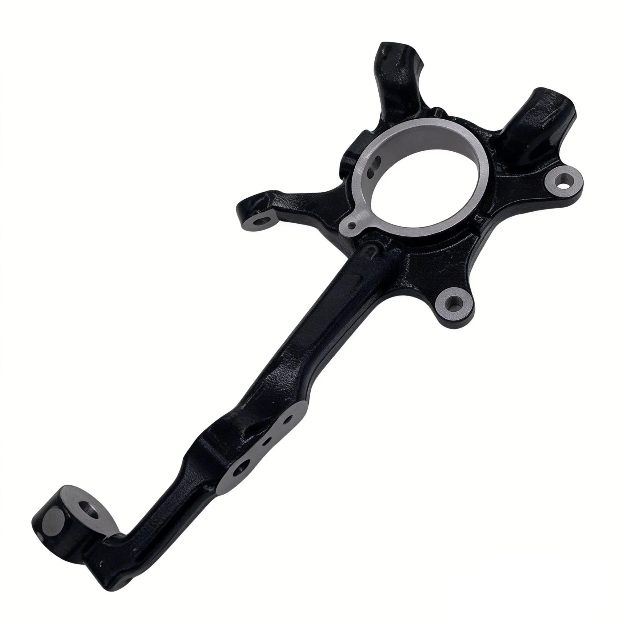 Aerodynamic Lost Wax Casting Aluminum Steering Knuckle Automotive Component for Vehicle Suspension