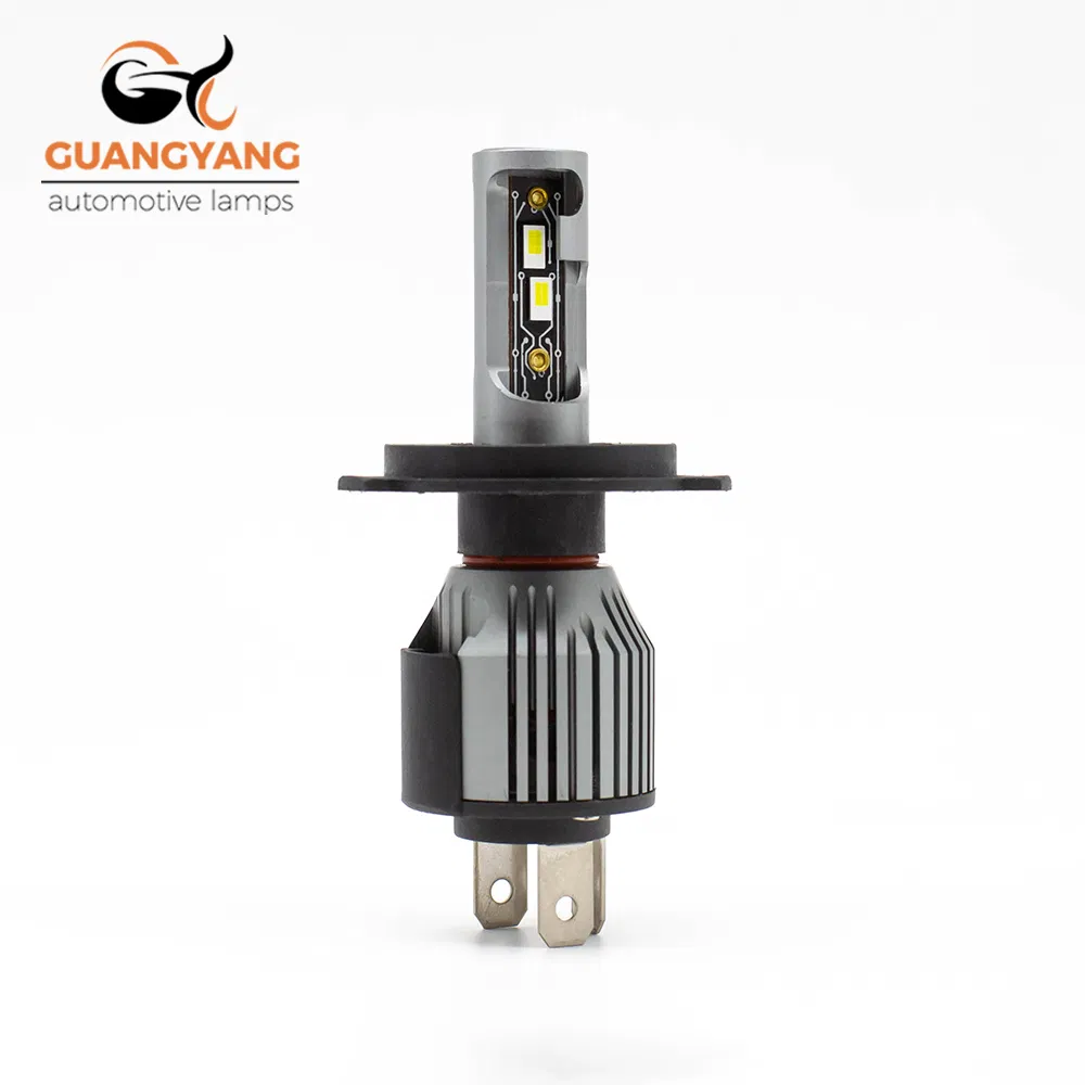 Car LED R10 H4 3570 Chips 44 Watts 6000lm 6500K Cooler System