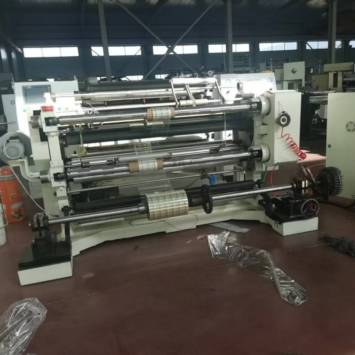 Precision Control 1600mm Slitter Rewinder Includes Web Inspection System for Detecting Material Defects During Processing