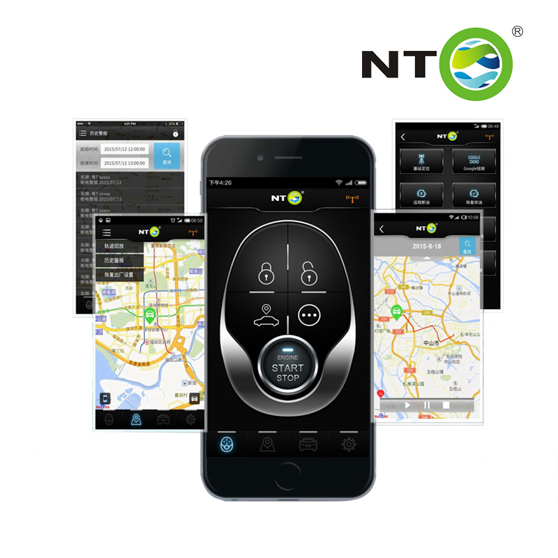 Nto Ntg05 Security Car Alarm System with Advanced GPS Monitor for Vehicles