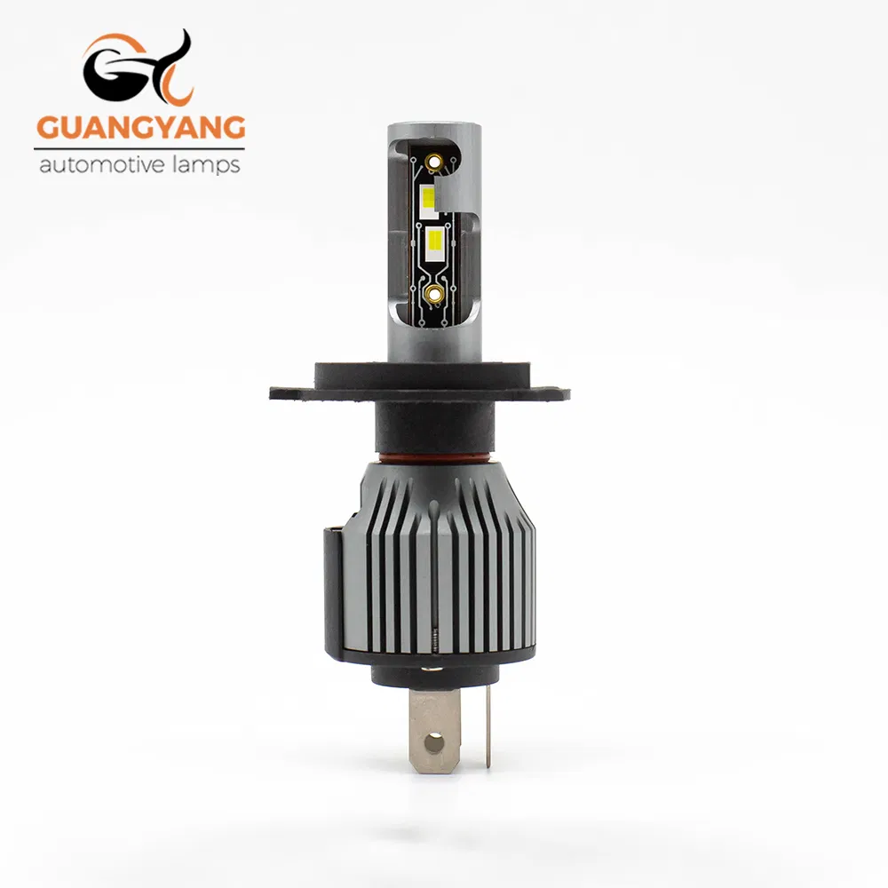 Car LED R10 H4 3570 Chips 44 Watts 6000lm 6500K Cooler System