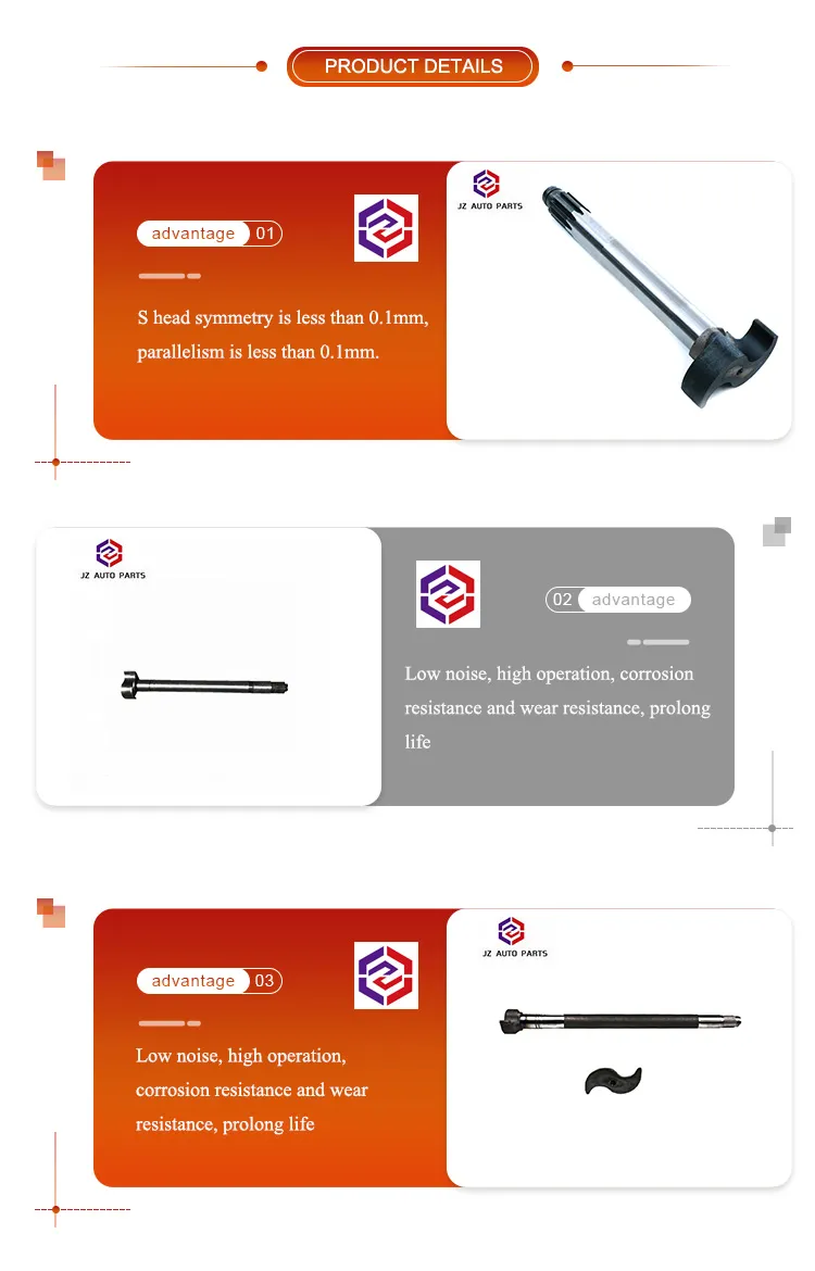 Axle Brake System Brake S Camshaft Components