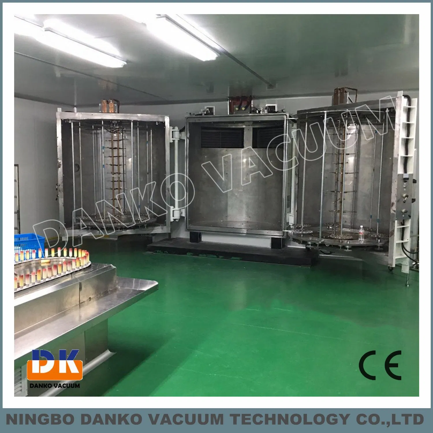 Plastic Toys Nylon Acrylic Glass High Vacuum Evaporation Coating System