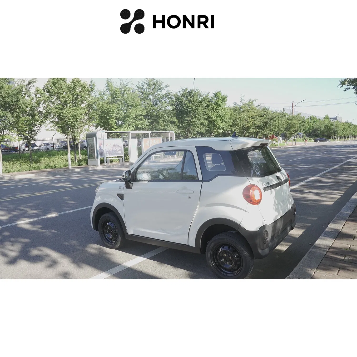 Honri Hondou Electric Vehicle with High Safety 4 Wheels Mini Car China New Auto Mini Car
