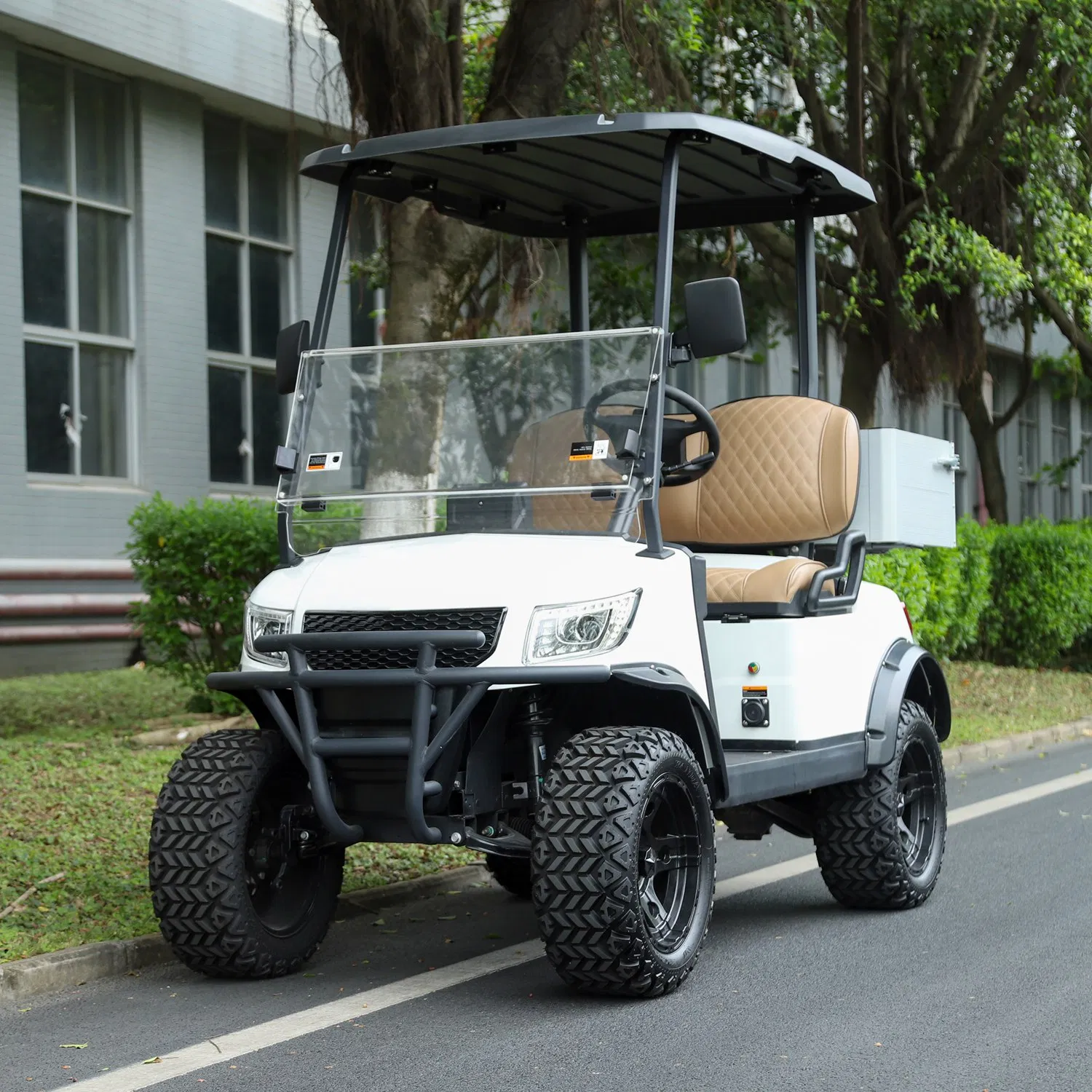High Safety Electric Golf Utility Vehicle with Cargo Box