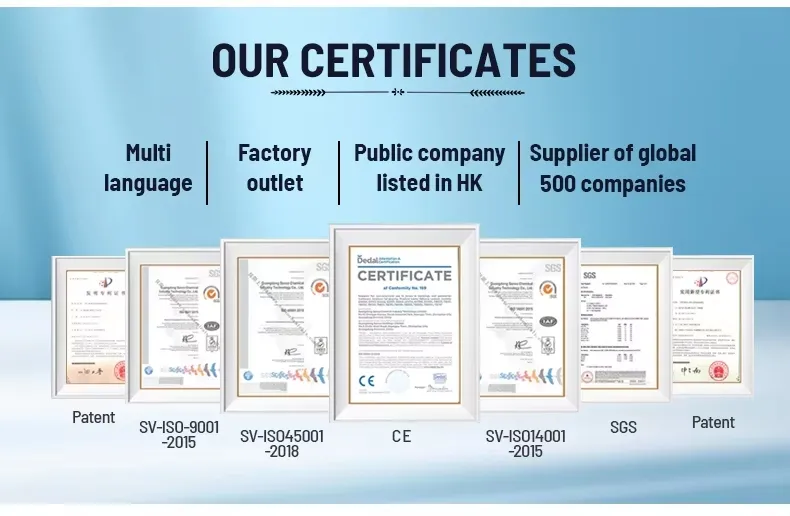 Product Certifications