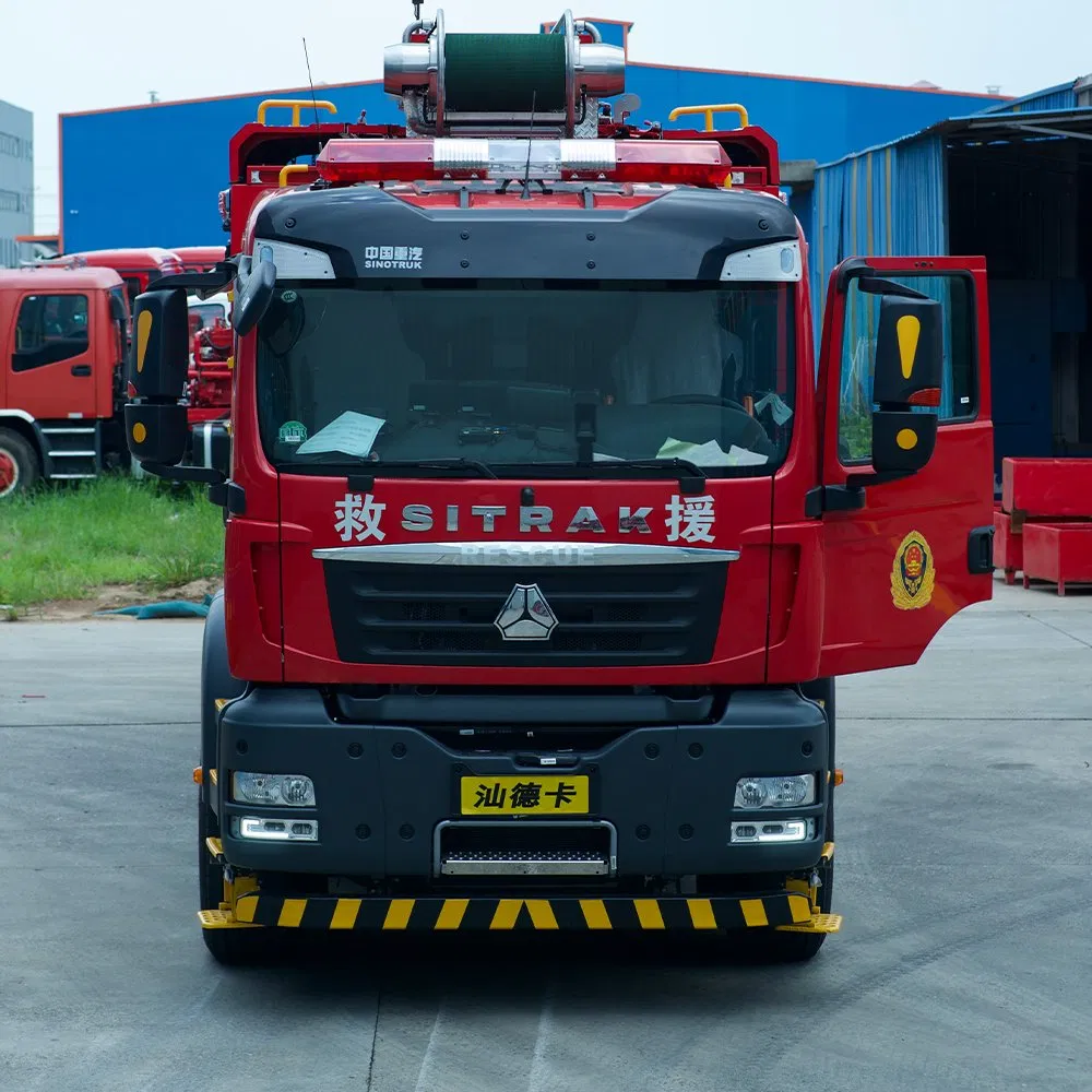 Efficient Firefighting Vehicle with Extended Fire Monitor Range for Safety