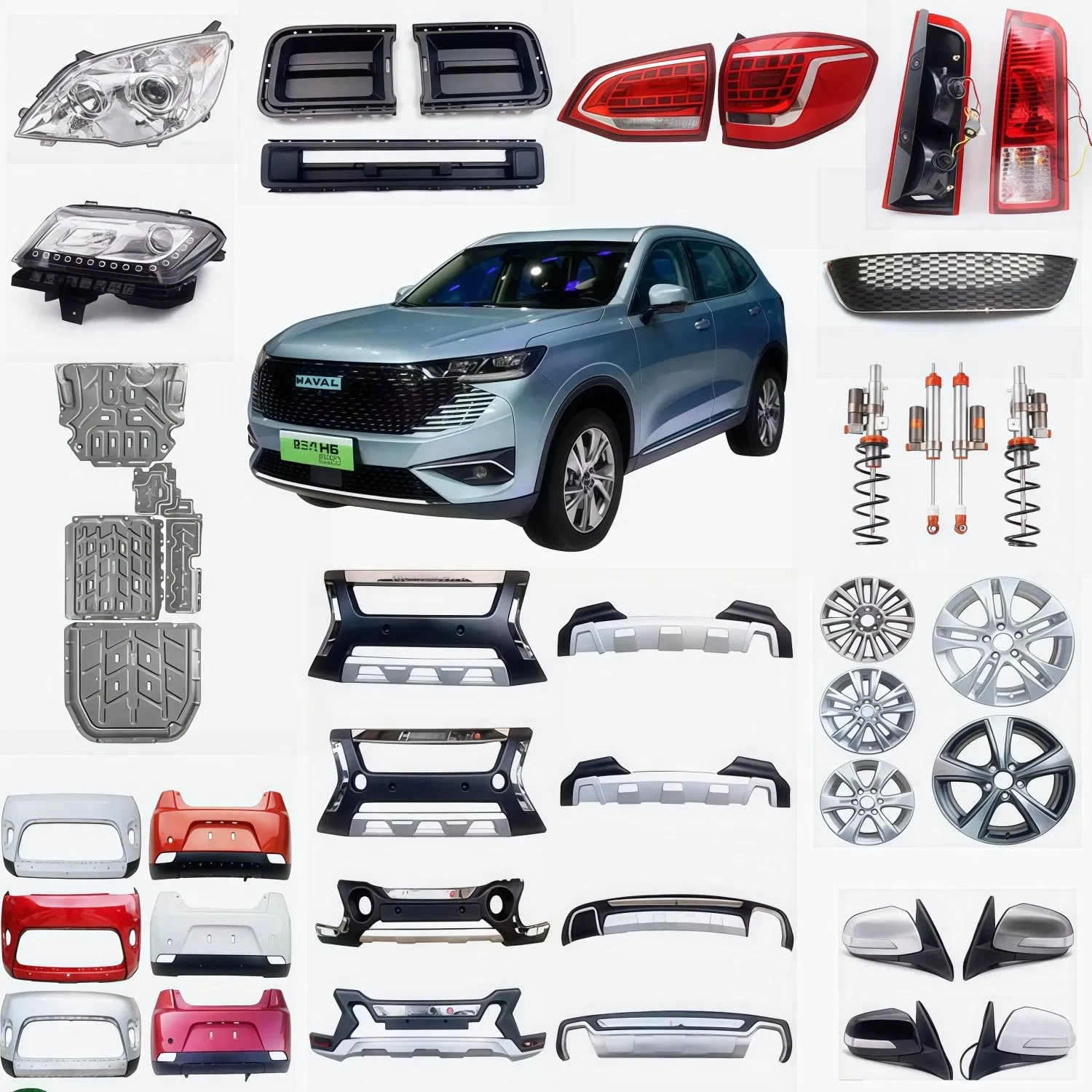 2. OEM Great Wall Shock Absorber Arm Bushing Set - Steering Components