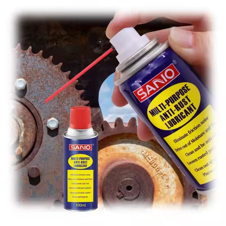 ISO Certified Anti Rust Lubricant Spray Industrial Chain Lube Rust Remover