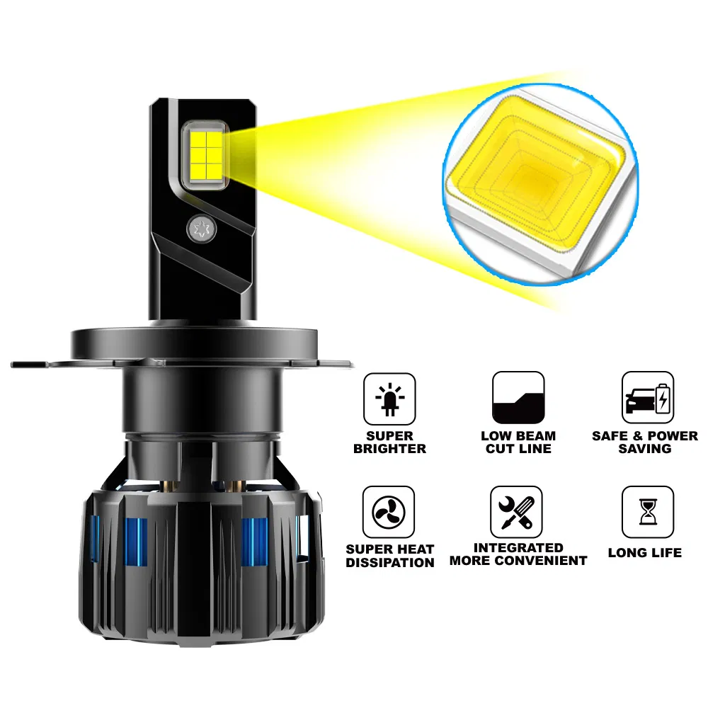 Wholesale Car LED Headlight Canbus Bulb Auto Light System