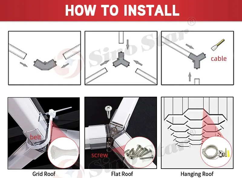 LED Hexagon Light View 8