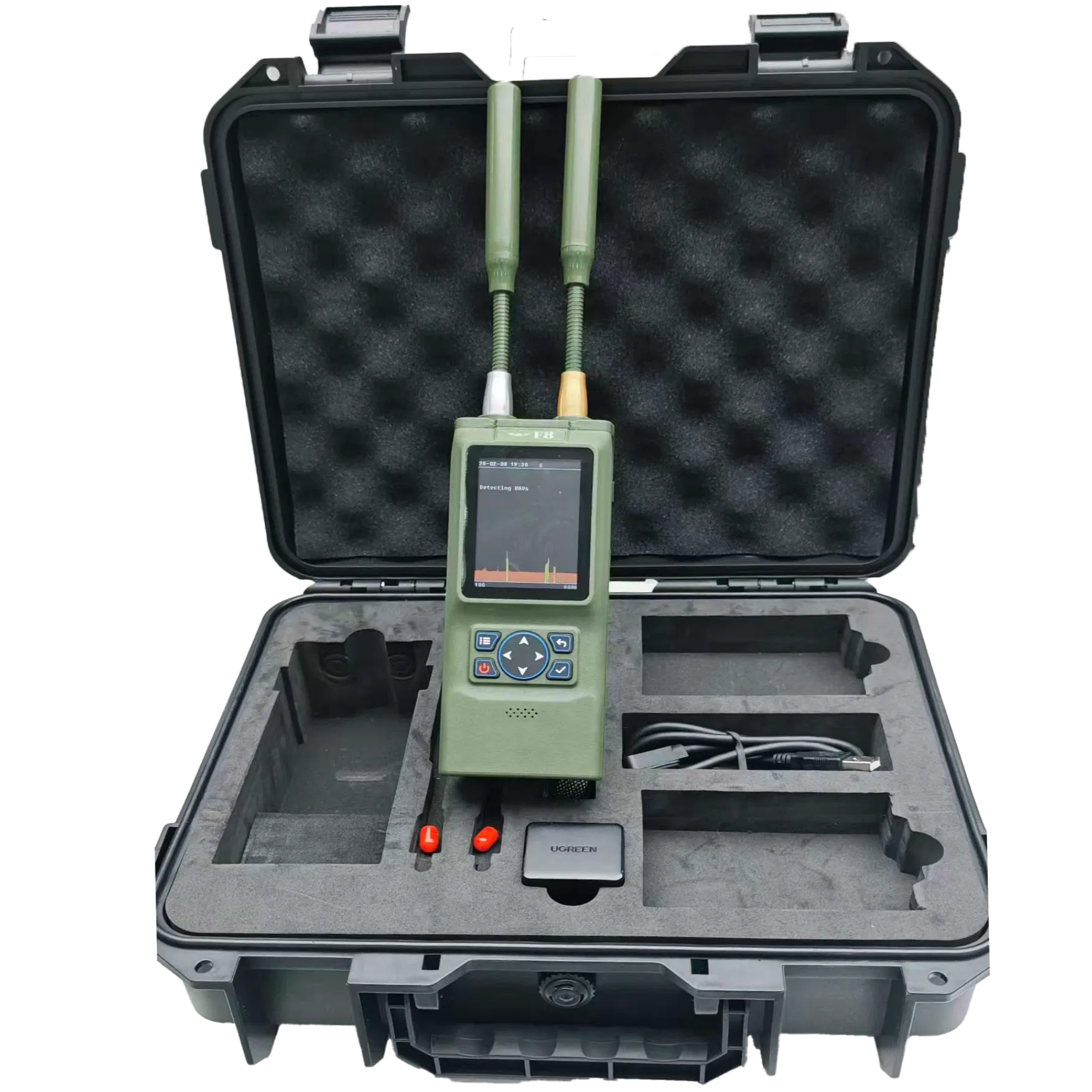 Portable Drone Uav Detection System with 3km Range and Lithium Battery Power Supply