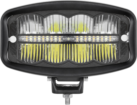 10-30V 9inch Rectangle R10 R7 LED Work Light Reflector Driving Light Series Heated Lens LED Lights Truck System