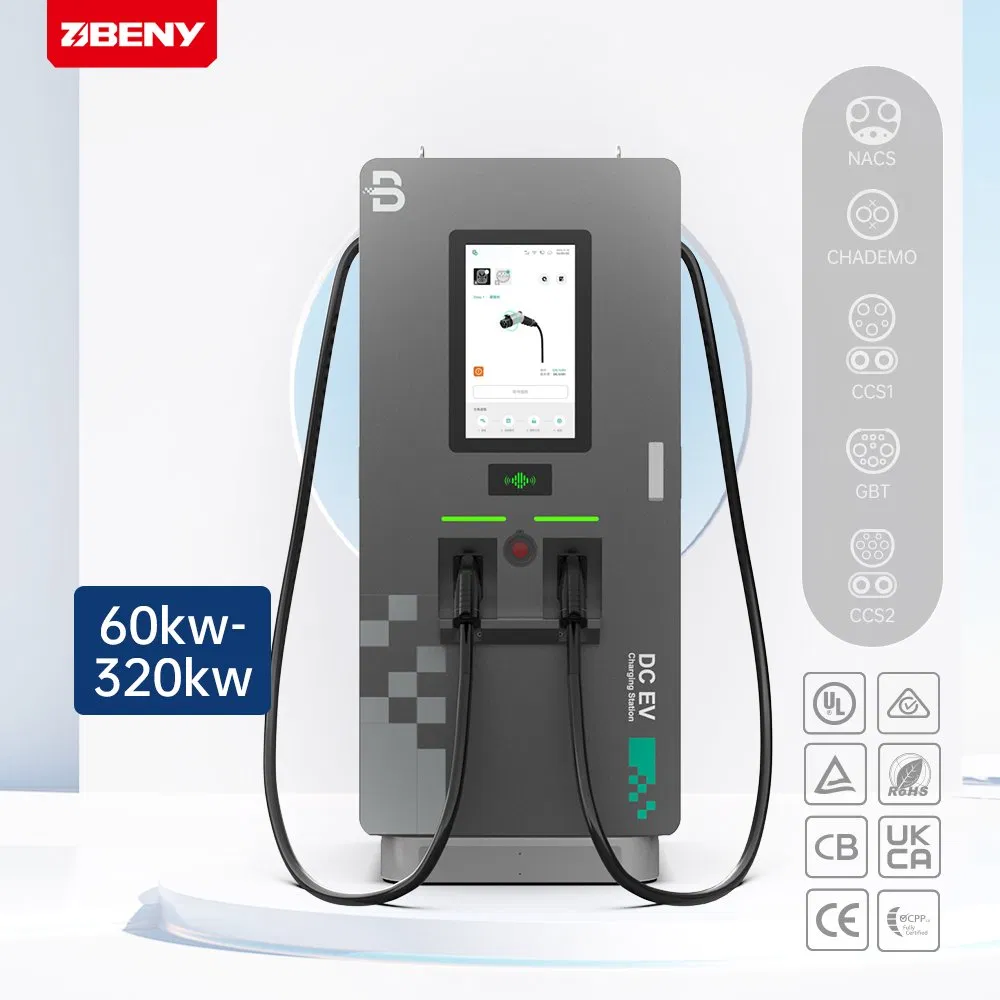 Beny Commercial DC EV Charger 60kw 80kw 90kw 120kw 160kw 150kw 180kw 240kw Ocpp Electric Car Charger DC Fast Electric Vehicle Charging Station