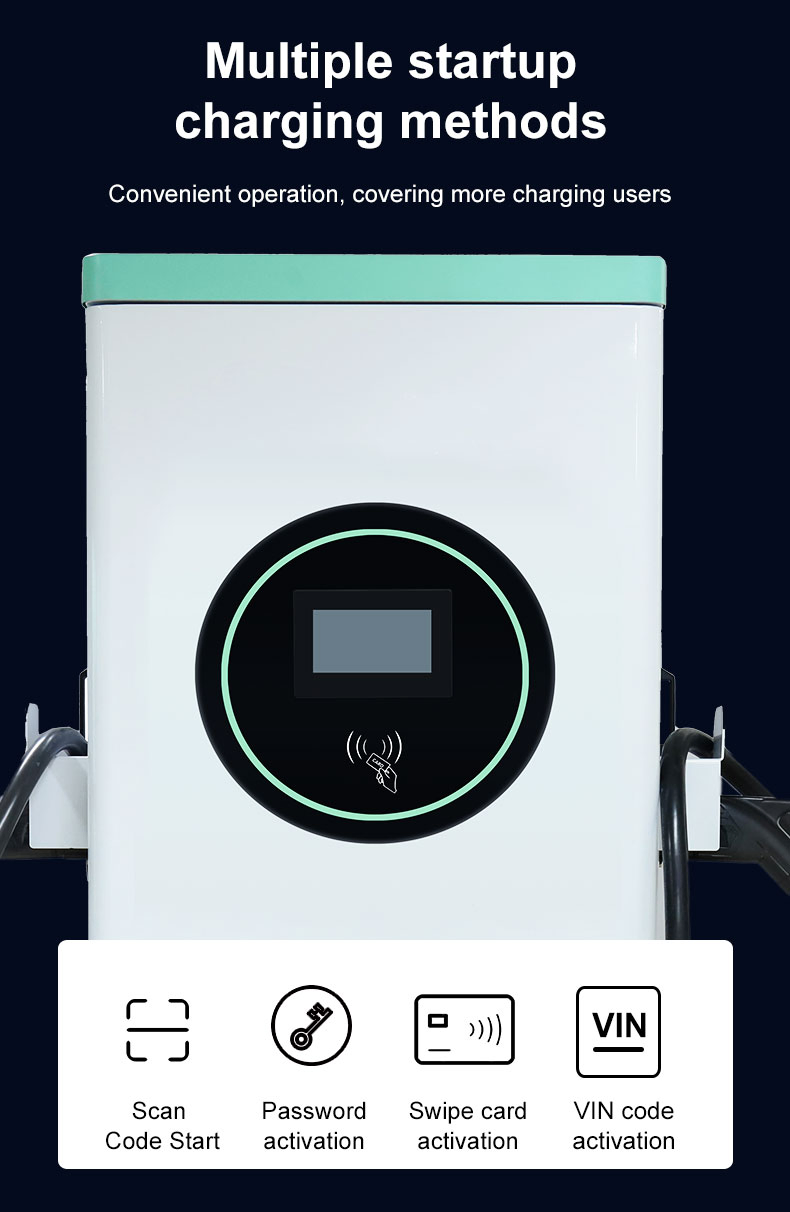 120kw CCS2 Dual GB/T Gun DC Electric Vehicle Charging Station with Ocpp1.6