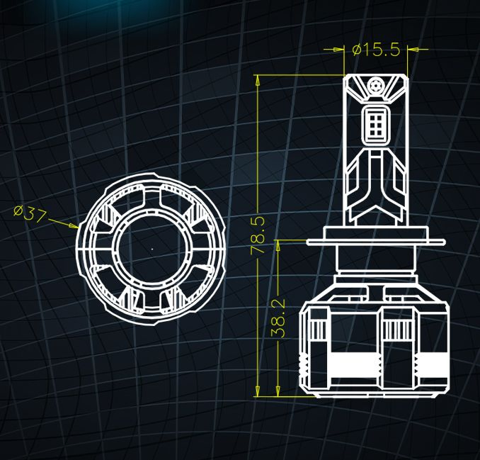 LED Headlight Canbus Bulb Auto Light System for Cars
