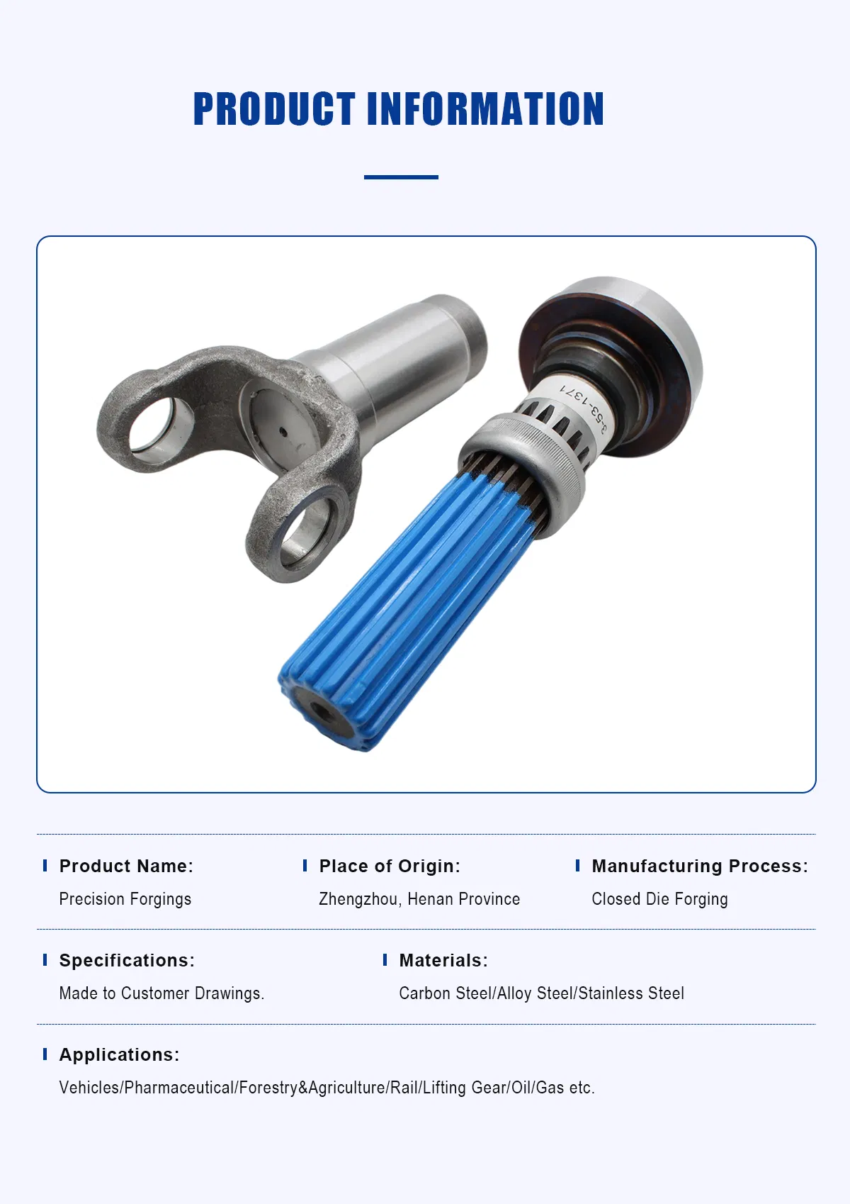 Specification Details