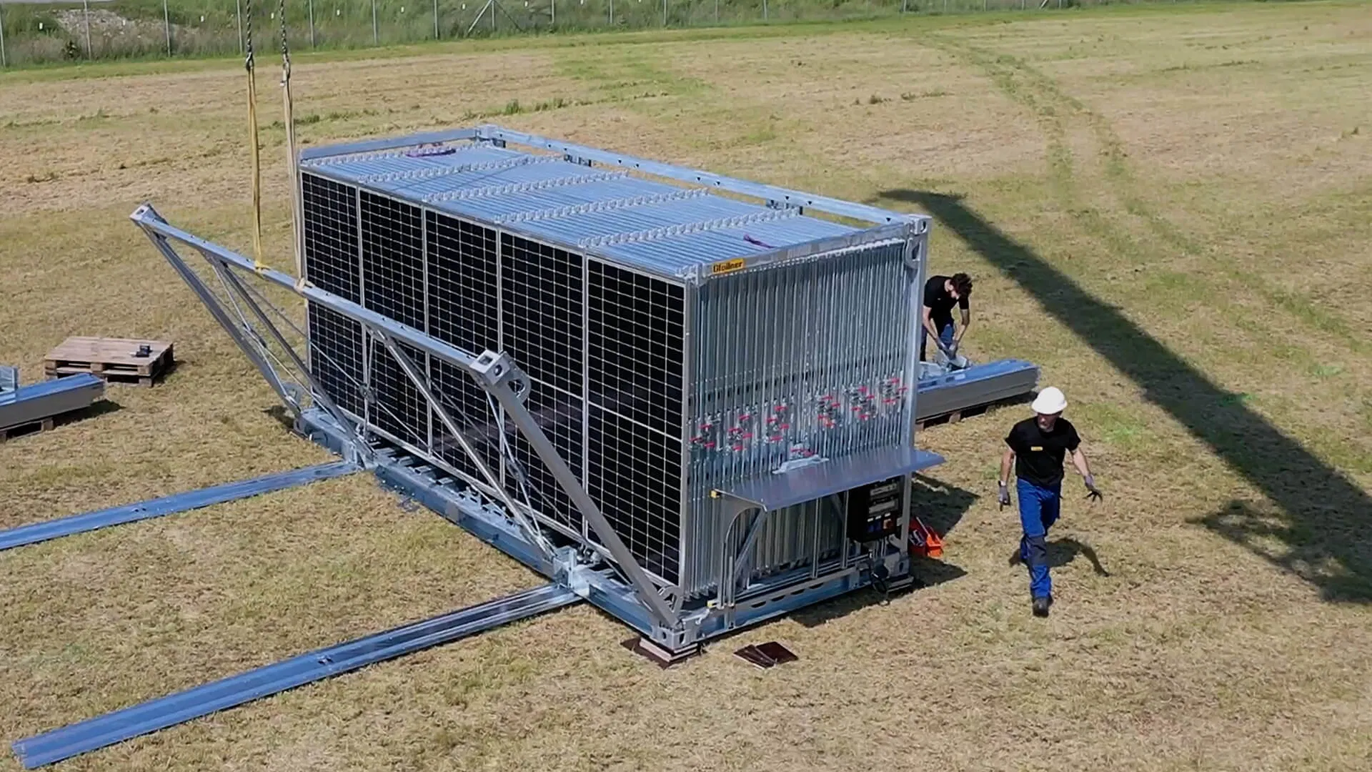 100kw 20hq Commercial Hybrid Solar Power Generation Containerized Mobile Photovoltaic System Cabin