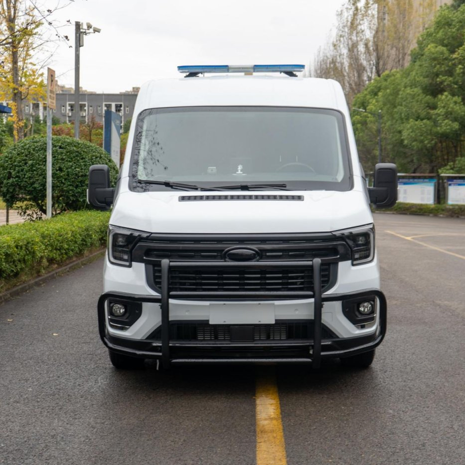 Cash in Transit Vehicle Equipped with Anti-RAM Bumper &amp; Safety Warning System