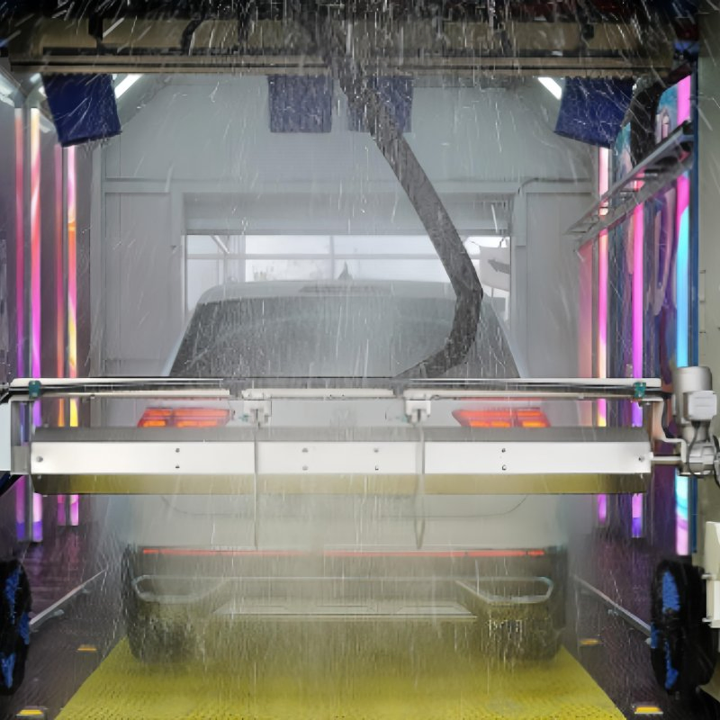 Touchless Car Wash Machine with Automatic Windshield Cleaning - Ideal for Taxi Stands