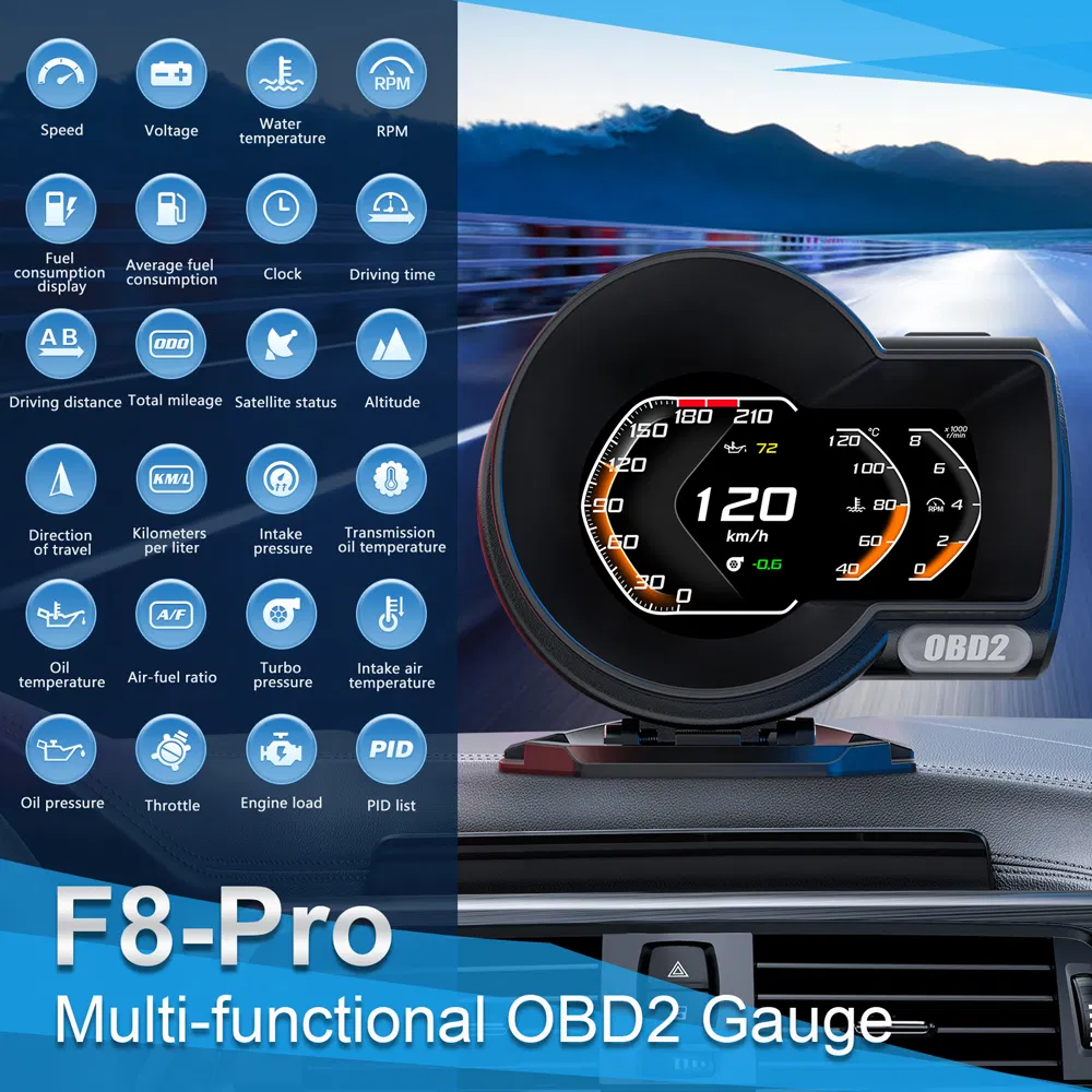 F8PRO Smart Digital Gauge 3