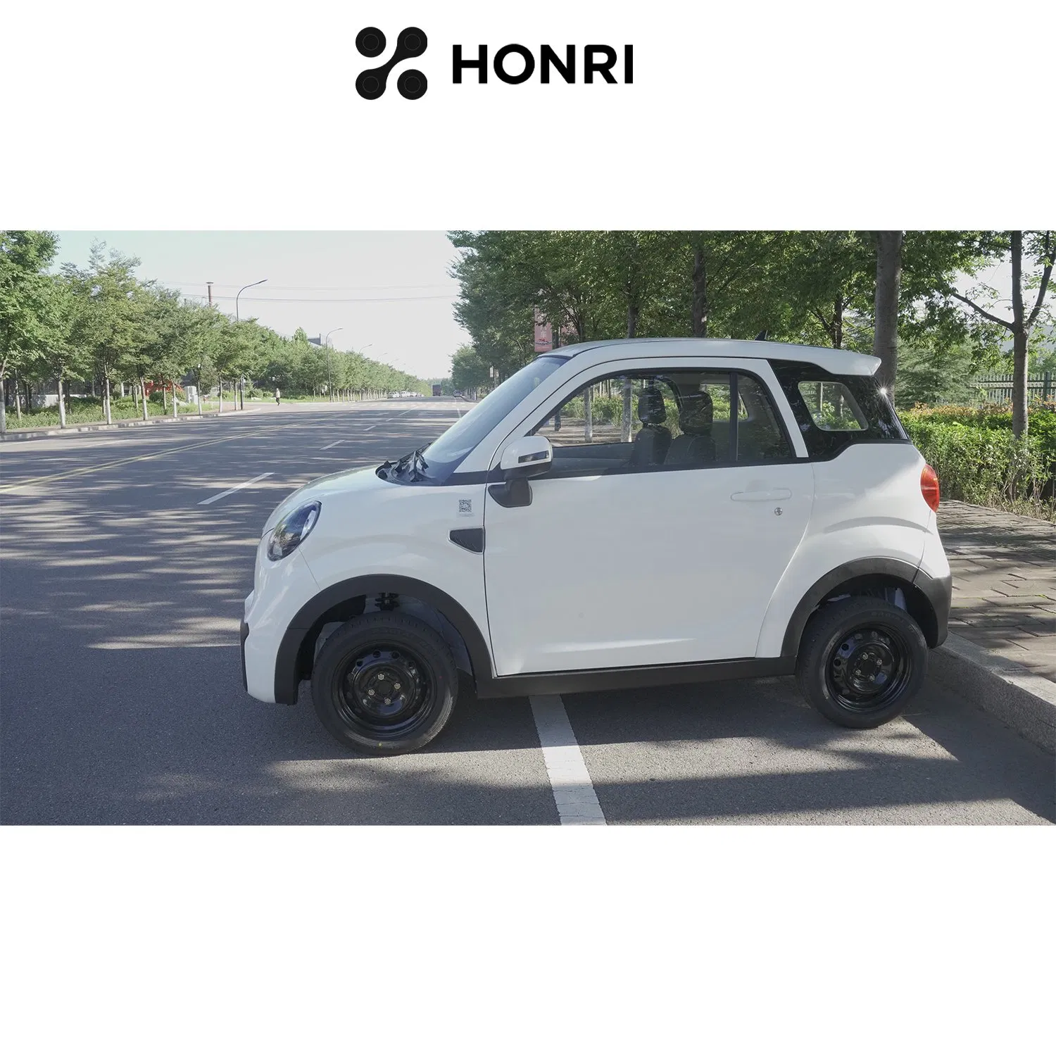 Honri Hondou Electric Vehicle with High Safety 4 Wheels Mini Car China New Auto Mini Car