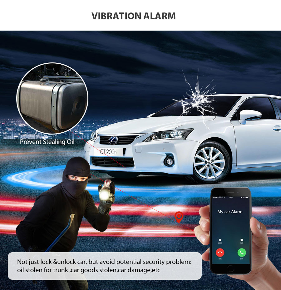 Nto Ntg05 Security Car Alarm System with Accurate Vehicle Tracking Features