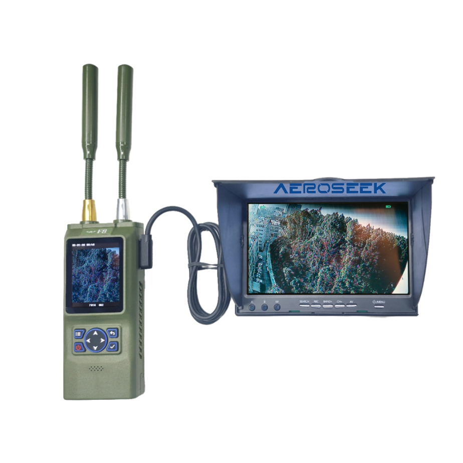 Handheld Uav Detection System Support 60-8000MHz Fpv Uav Direction Finding with Rechargeable Batteries