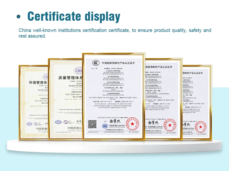 Product Certifications