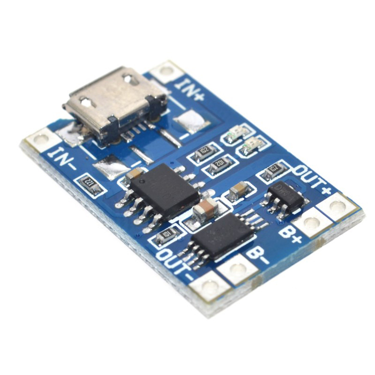 5V 1A Li-Battery Micro USB Charger Module Li-ion LED Charging Board
