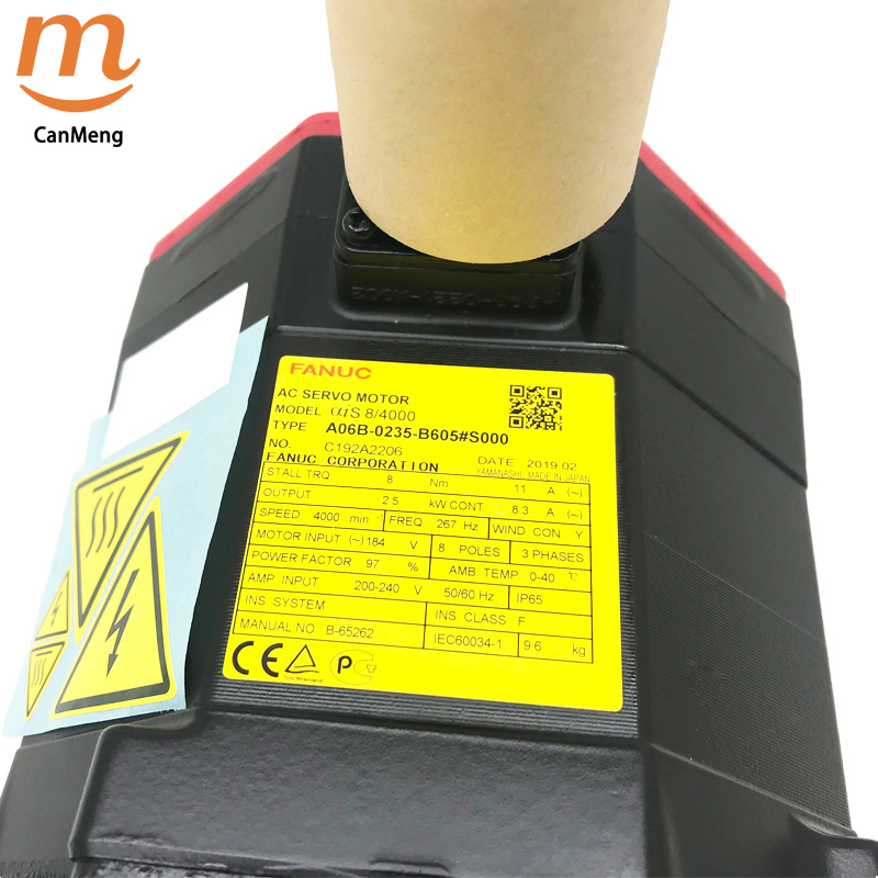 Electric Motor Original Genuine A06b-0235-B605 Servo Motor for Fanuc
