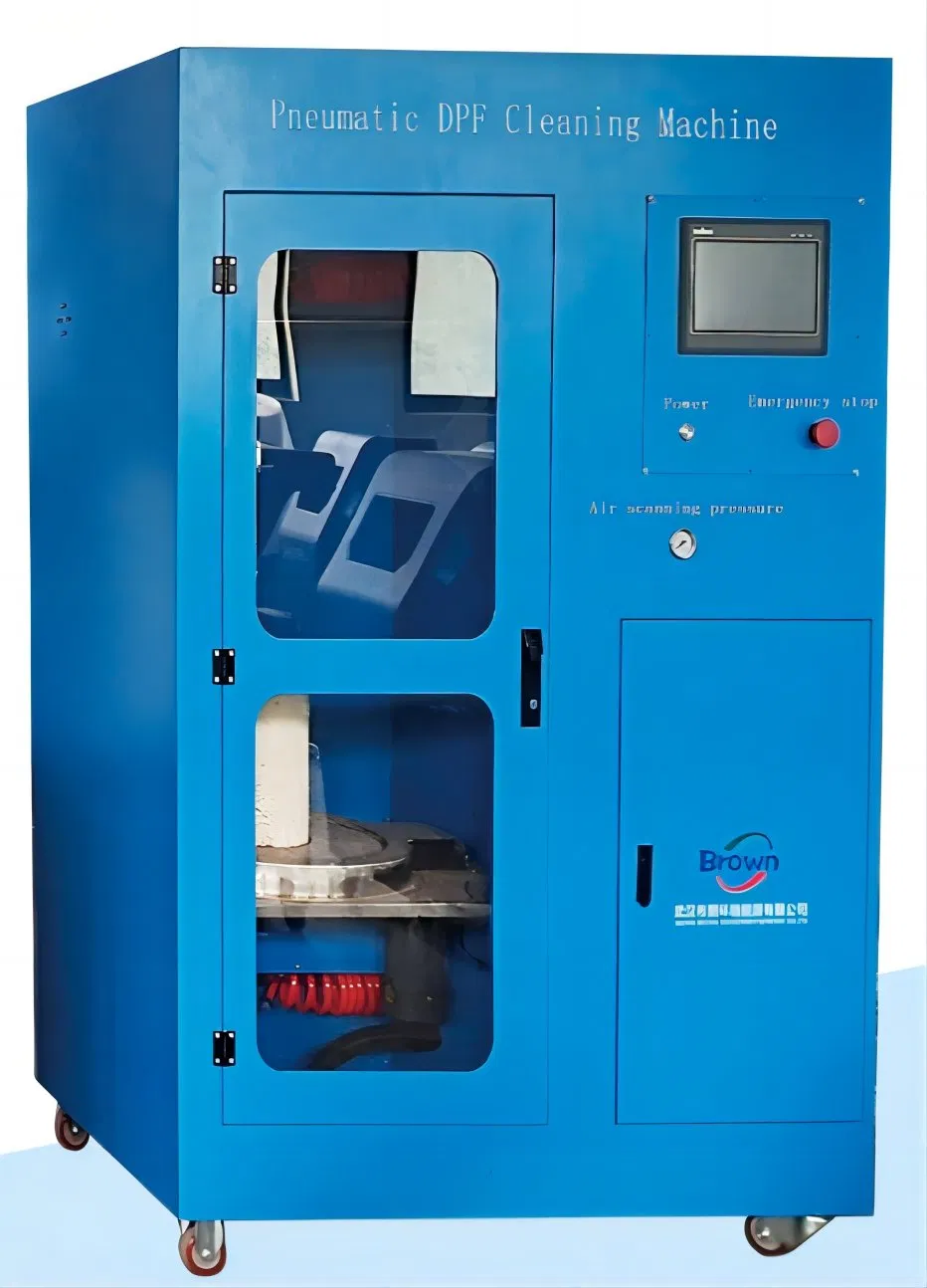 Patented Bi-Directional DPF Cleaning Machine – Fully Adjustable Visual Cleaning Process &amp; Self-Cleaning System