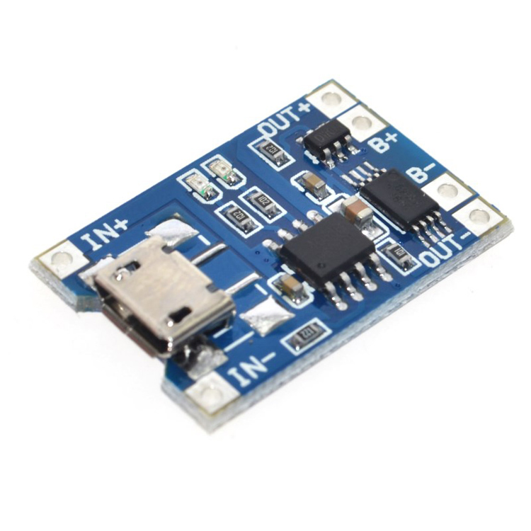 5V 1A Li-Battery Micro USB Charger Module Li-ion LED Charging Board