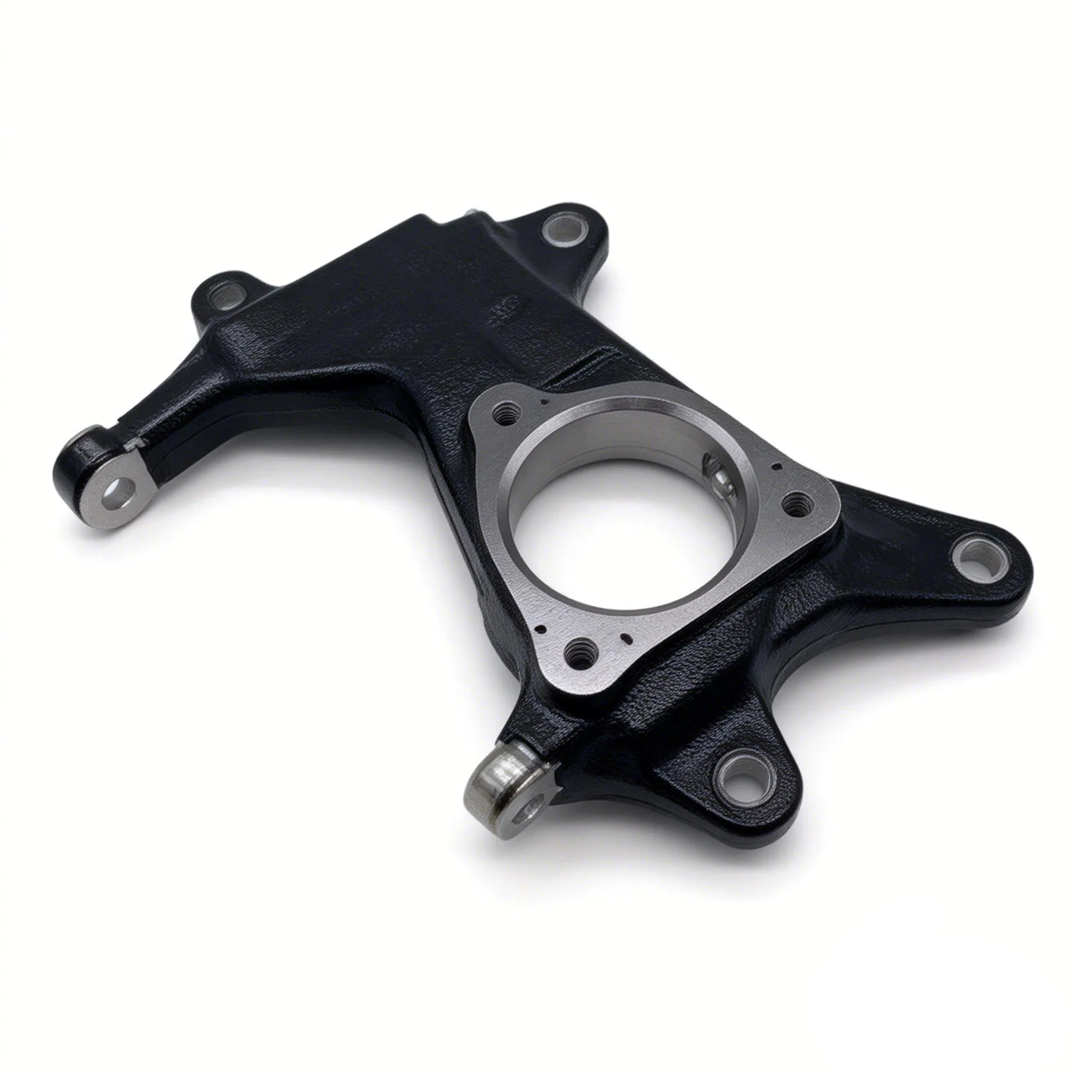 Aerodynamic Lost Wax Casting Aluminum Steering Knuckle Automotive Component for Vehicle Suspension